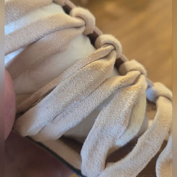 Givenchy Peep Toe Suede Heels - Picture 7 of 13